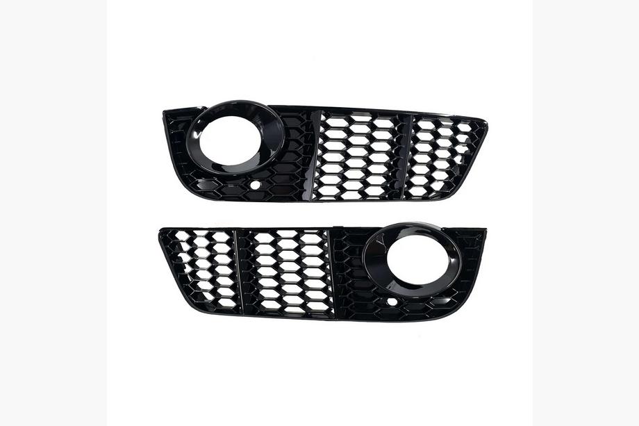 Audi A5 2007-2015 Rejillas de Faros Antiniebla RS-Style (2007-2011, 2 uds, Negro) Foto 2