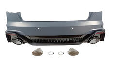 Audi A4 B9 2015-2024 Parachoques trasero completo (2019-2024) foto 1