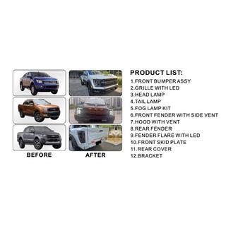 Kit de Carrocería (Diseño F150 Raptor 2023) foto 3