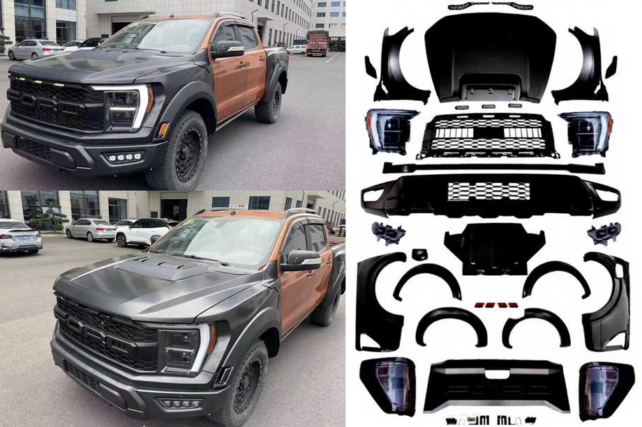 Ford Ranger 2011–2022 Kit de Carrocería (Diseño F150 Raptor 2023) Image