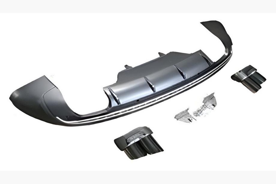 Audi Q5 2008-2017 Difusor Trasero con Salidas QS-Style Foto 1