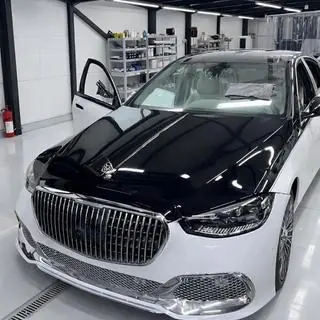 Kit de restyling a W223 Maybach (con manijas de puertas e insertos) foto 4