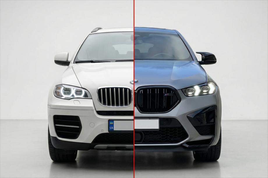 BMW X6 E71 2008–2014 Kit de restyling a X6M F96 LCI Image