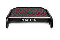 Renault Master 2011-2023 Estante para salpicadero (Negro con costura roja) foto 1