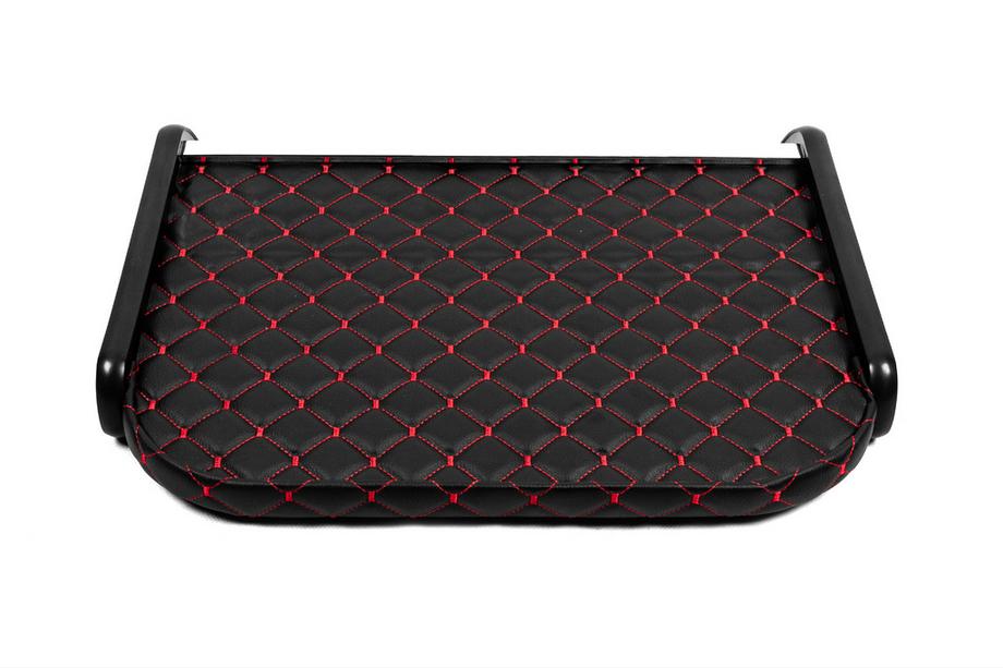 Renault Master 2011-2023 Estante para salpicadero (Negro con costura roja) Foto 4