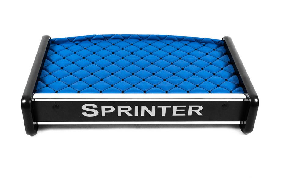 Mercedes Sprinter W901/902/903/904/905 1995–2006 Estante de salpicadero (2000-2006, Azul con costura negra) CDI Image