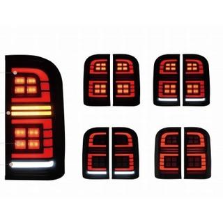 Pilotos traseros LED Smoke Black (1999-2004, 2 uds) Nissan Patrol Y61 1997-2011 foto 1