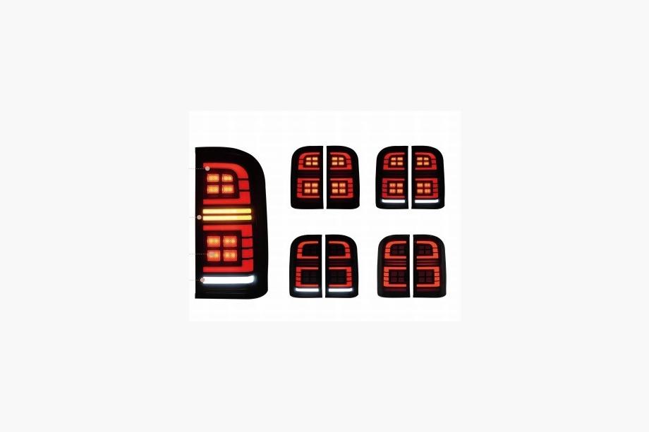 Nissan Patrol Y61 1997-2011 Pilotos traseros LED Smoke Black (1999-2004, 2 uds) Image