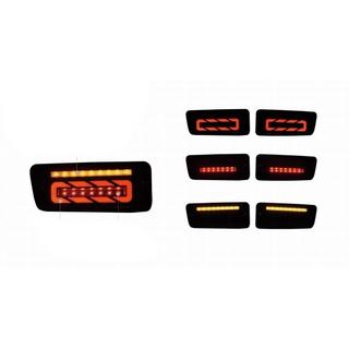 Pilotos traseros LED Smoke Black (1999-2005, 2 uds) Nissan Patrol Y61 1997-2011