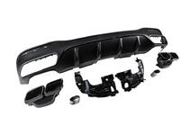 Mercedes GLE/ML class W166 2011-2018 Difusor trasero para GLE (diseño GLE63 Black) foto 4