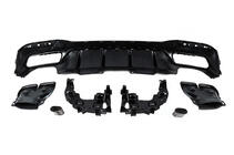 Mercedes GLE/ML class W166 2011-2018 Difusor trasero para GLE (diseño GLE63 Black) foto 6