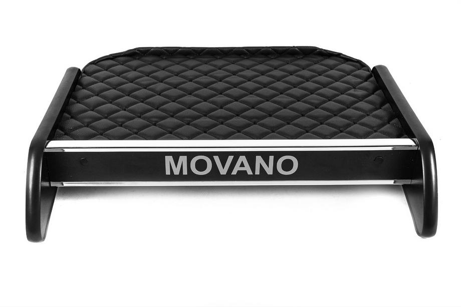 Opel Movano 2010-2021 Estante para salpicadero (Negro con costura negra) Image