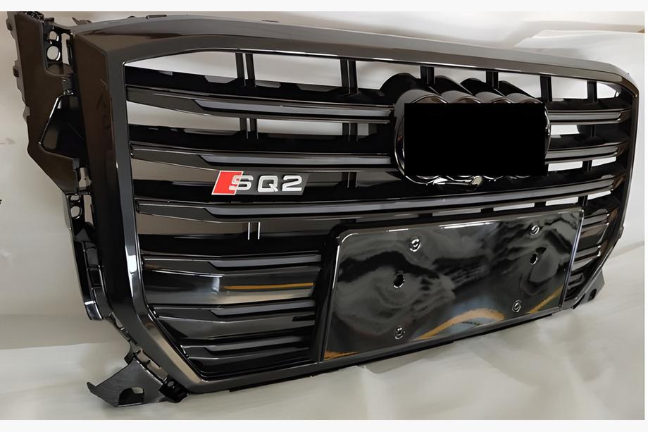 Audi Q2 2016- Parrilla Delantera SQ-Style V2 (2016-2024, Negro) Image