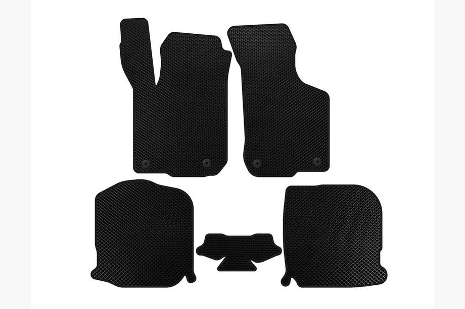 Audi A3 1996-2003 Alfombrillas EVA (HB, 3 Puertas, Negro) Image