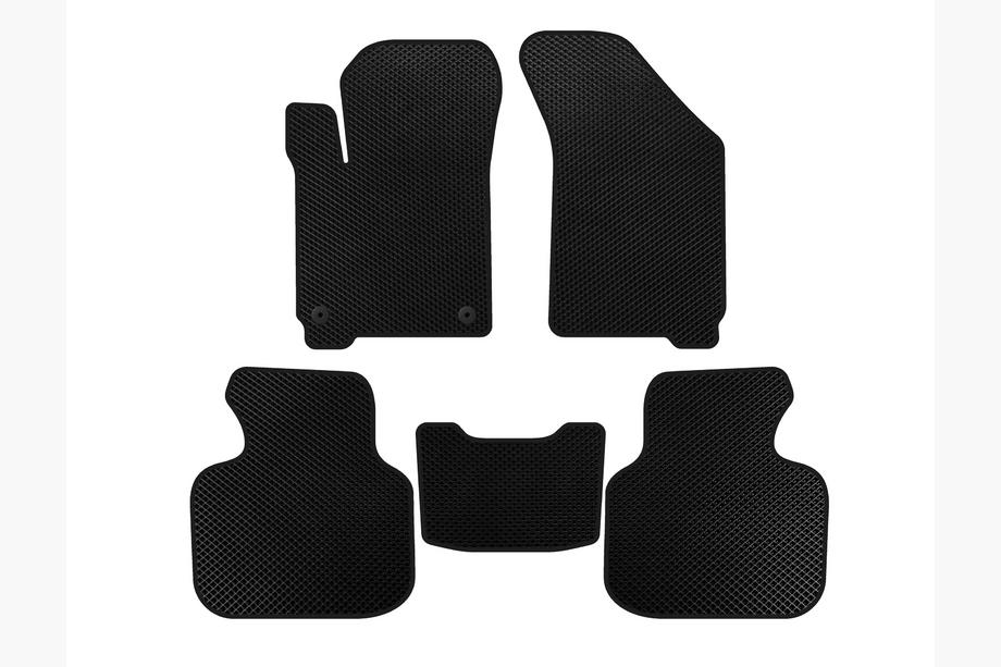 Dodge Journey 2008-2020 Alfombrillas EVA (2011-2020, 7 plazas, Negro) Image