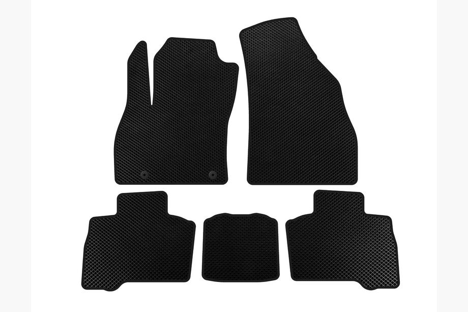 Fiat Fiorino/Qubo 2008-2024 Alfombrillas EVA (para Qubo, 2016+, Negro) Image