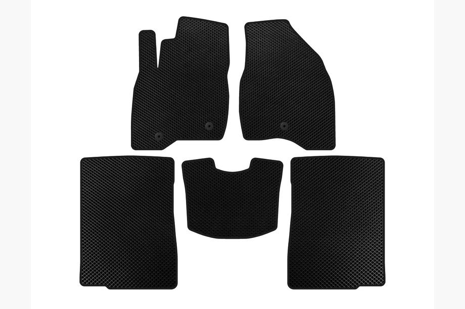 Ford Explorer 2011-2019 Alfombrillas EVA (2015-2017, 2 filas, 7 plazas, Negro) Image