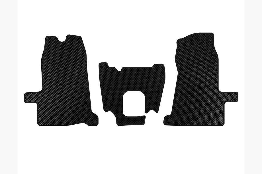 Ford Transit 2000–2014 Alfombrillas EVA (2000-2006, 1+1, Manual, Negro) Image