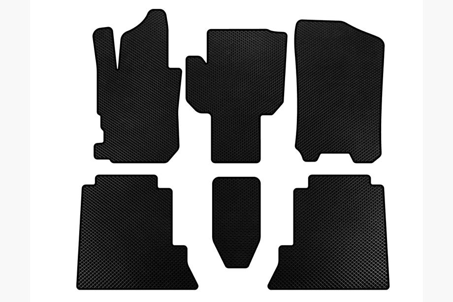 Honda FR-V 2004-2009 Alfombrillas EVA (Negro) Image