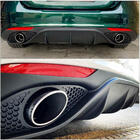 Alfa Romeo Giulia 2016-2022 Difusor de Parachoques Trasero con Salidas V1 (Plastico) foto 6