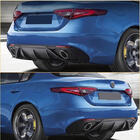 Alfa Romeo Giulia 2016-2022 Difusor de parachoques trasero Lip Carbon V2 (Carbono) foto 6
