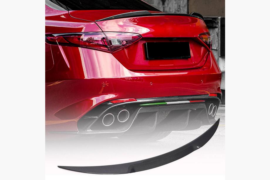 Alfa Romeo Giulia 2016-2022 Spoiler V5 (Carbono Seco) Image