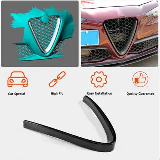 Cubierta de parrilla (para Base, Carbono Seco) Alfa Romeo Giulia 2016-2022 foto 2