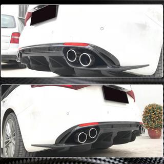 Difusor trasero de parachoques V1 (para Base, Carbono) Alfa Romeo Giulia 2016-2022 foto 3
