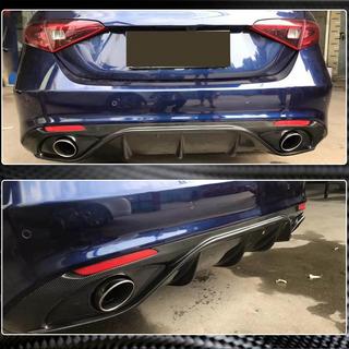 Difusor trasero con salidas V2 (para Base, Carbono) Alfa Romeo Giulia 2016-2022 foto 4