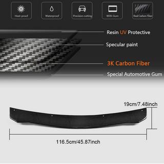 Extensión de parachoques delantero Lip V2 (para Base, Carbono) Alfa Romeo Giulia 2016-2022 foto 3