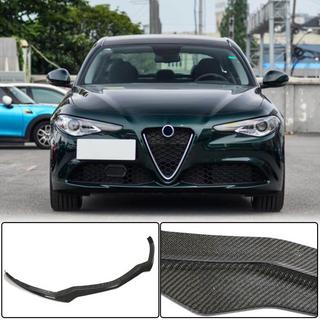 Extensión Lip V1 para parachoques delantero (para Base, Carbono) Alfa Romeo Giulia 2016-2022 foto 1