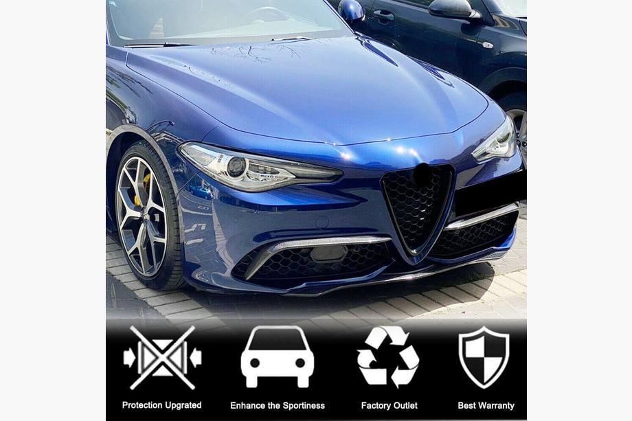 Alfa Romeo Giulia 2016-2022 Cubiertas para Faros Antiniebla (para Sport, Carbono) Foto 4