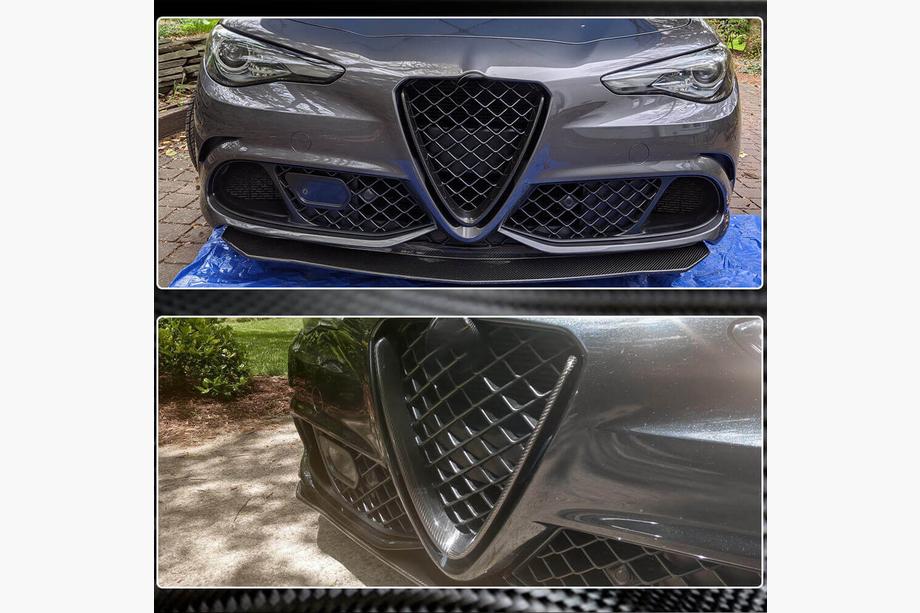 Alfa Romeo Giulia 2016-2022 Cubierta de parrilla (para Sport/Quadrifoglio) Foto 5