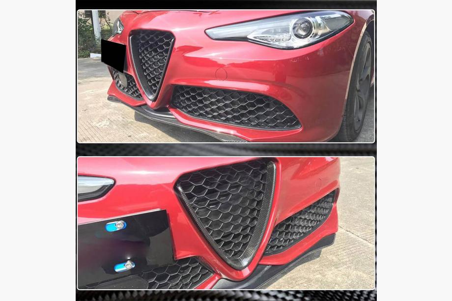 Alfa Romeo Giulia 2016-2022 Cubierta de parrilla (para Sport/Quadrifoglio) Foto 6