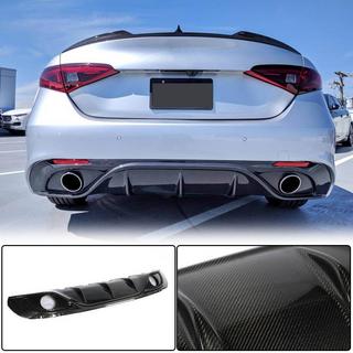 Difusor de Parachoques Trasero (para Sport, Carbono) Alfa Romeo Giulia 2016-2022 foto 2