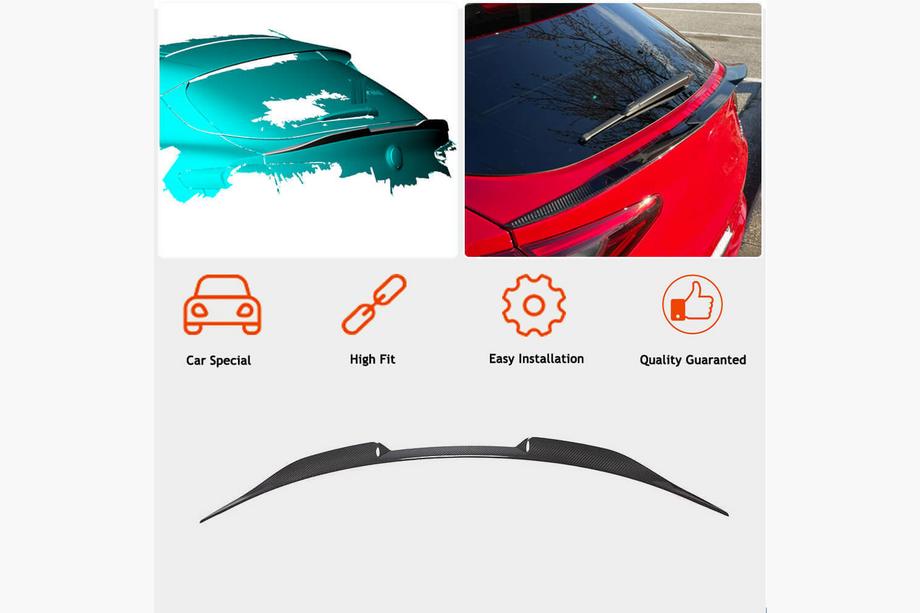 Alfa Romeo Stelvio 2016- Spoiler inferior V2 (2017-2023, Carbono seco) Foto 7