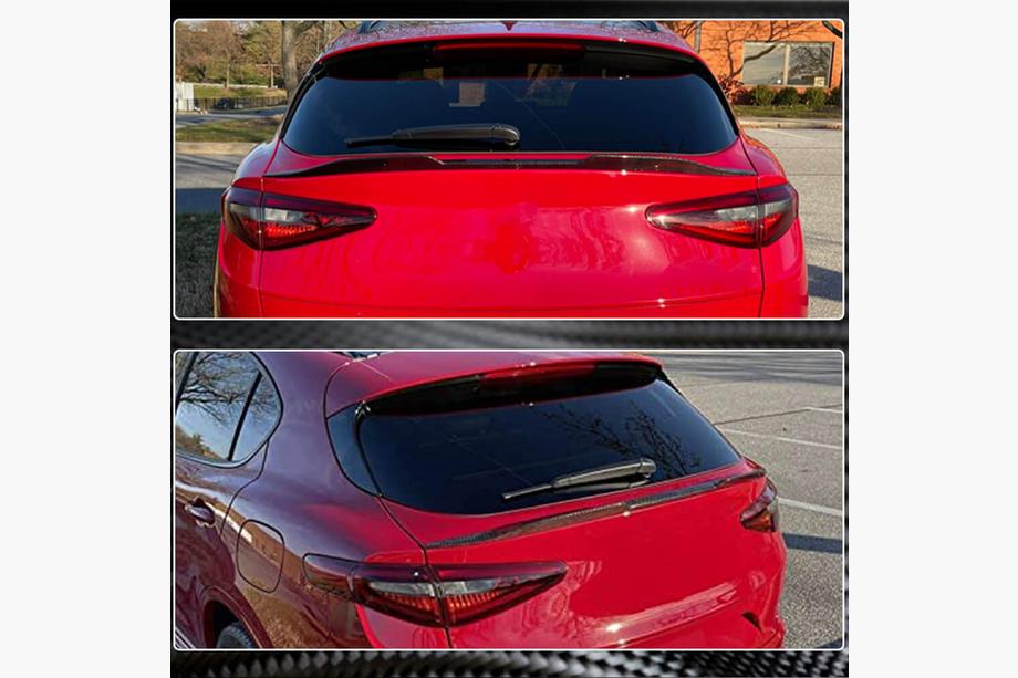 Alfa Romeo Stelvio 2016- Spoiler inferior V1 (2017-2023, ABS) Foto 6