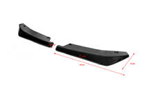 Extensiones universales Flap para parachoques trasero Tipo-A (2 uds, negro brillo, plástico ABS) foto 5