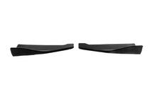 Extensiones universales Flap para parachoques trasero Tipo-B (2 uds, negro brillo, plástico ABS) foto 1