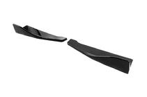 Extensiones universales Flap para parachoques trasero Tipo-B (2 uds, negro brillo, plástico ABS) foto 3