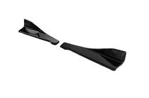 Extensiones universales Flap para parachoques trasero Tipo-B (2 uds, negro brillo, plástico ABS) foto 5