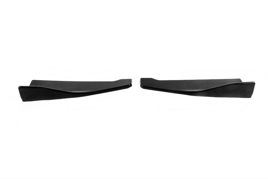 Extensiones universales Flap para parachoques trasero Tipo-B (2 uds, negro brillo, plástico ABS) Image