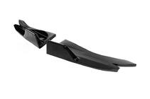 Aletas universales para parachoques trasero Tipo-D (2 uds, negro brillo, plástico ABS) foto 6