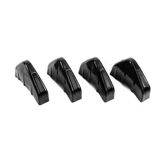 Difusor Trasero Universal Tipo-D (4pcs, Negro Brillante, Plástico ABS) foto 1
