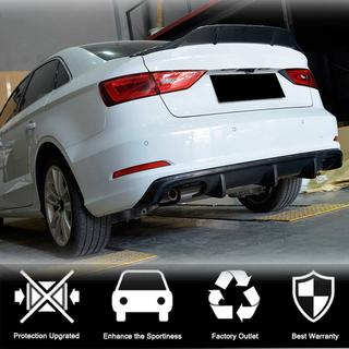 Difusor trasero V2 (para Base Sedan 2012-2016, Carbono) Audi A3 2012-2020 foto 2