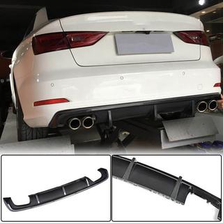 Difusor de parachoques trasero V1 (para Base Sedan 2012-2016, Carbono) Audi A3 2012-2020 foto 1
