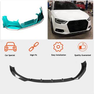 Lip delantero de parachoques Lip V1 (para Base 2017-2020 Sedan, Carbono) foto 2