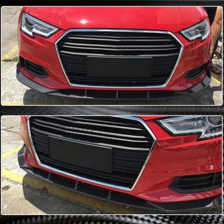 Lip delantero de parachoques Lip V1 (para Base 2017-2020 Sedan, Carbono) foto 4