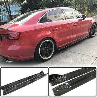 Faldones laterales (para Base Sedan, Carbono) Audi A3 2012-2020 foto 1
