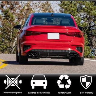 Difusor trasero V2 para S-Line Sedan 2020-2023 (Carbono) Audi A3 2020- foto 2